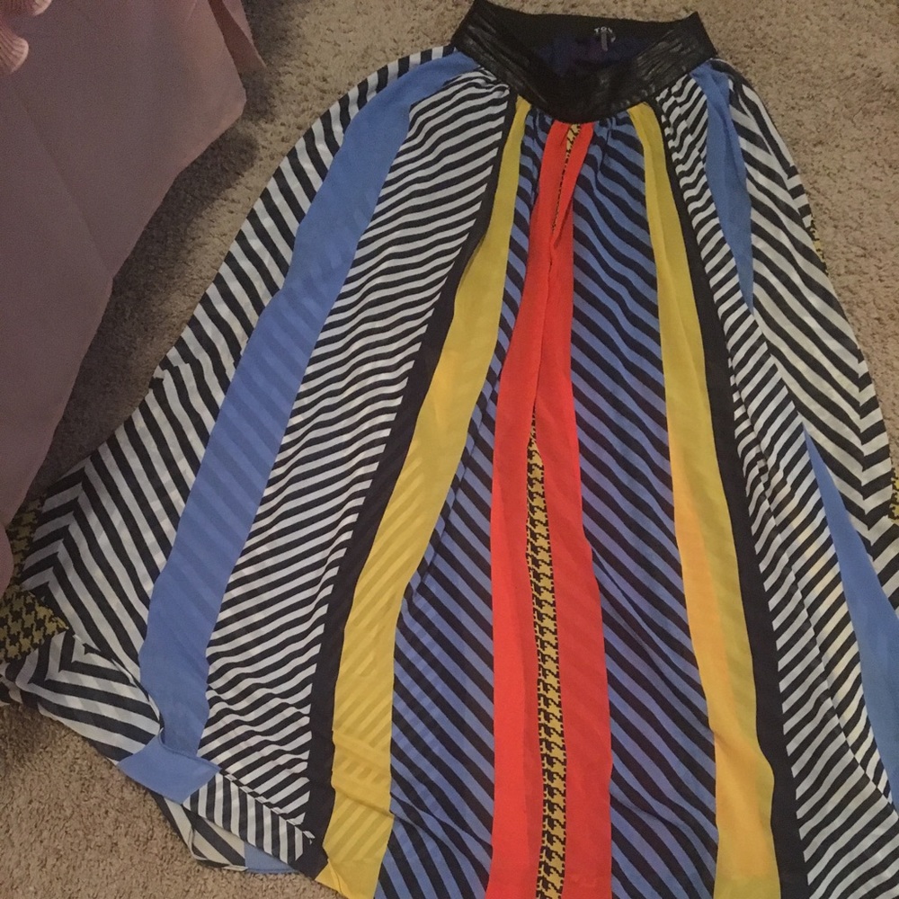 Multicolor maxi skirt
